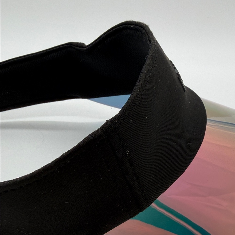 Athleta Black and Iridescent Reflective Visor - Picture 6 of 6